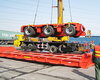 Remorque multi-essieu hydraulique de transporteur lourd